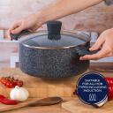 Russell Hobbs Katlu komplekts RH02818EU7, 5 gab., 1.2-2.1 l, 160-240 mm, alumīnijs, nepiedego&scaron;ais, piemērots visām plītīm