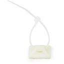 Logilink kabeli stiprinājumi KAB0043, 100 gab., PET 14g, ABS, 24x24mm, pa&scaron;līmējo&scaron;i, pārstrādājami