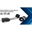 Shark Aktīvā TV antena SHA301CAR, 5m, 5V DC, 25&ndash;35 dBi, UHF 470&ndash;862 MHz, LTE filtrs, korozijizturīga
