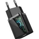 Baseus Super Si Kiire Laadija 1C 20W, TZCCSUP-B01, AC 100V-240V~, 50/60Hz, 0.8A, 1m, USB-C Lightning, 20W Max.