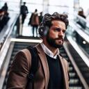 Laudberg H1B Austiņas, H1B, 257g, Melna, 100dB, 32&Omega;, Bezvadu, ANC hibrīds, USB-C, Bluetooth, 20Hz-20KHz, Iebūvēts mikrofons