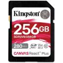 Kingston Korpus SDR2V6/256GB, 256GB, 280MB/s, 150MB/s, UHS-II, U3, V60, SDXC, Class 10, exFAT, 1 tk.