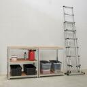 Uzglabāšanas plaukts 875 kg, KREATOR, KRT674001, Maks. slodze: 875 kg, 5 plaukti, pielāgojams, bez skrūvēm