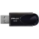 PNY USB m&auml;lupulk 32GB FD32GATT4-EF, 32 GB, USB 2.0, 25 MB/s, 8 MB/s, must, &uuml;hilduv Windowsiga