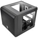 Thermaltake Core V1 MiniITX Korpus CA-1B8-00S1WN-00, 20cm, must, 2x2.5'' sisemised, 2x80mm taga, 2xUSB 3.0