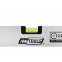 Alumīnija līme 80cm, 2 burbuļi, precizitāte +/- 0.5mm/m, AW29913, AWTOOLS