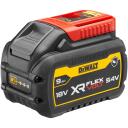 Dewalt Baterija DCB547G-XJ 54V 9Ah, 54V/18V, 6 kartus ilgesnis veikimo laikas, apsauga nuo perkaitimo, 3-LED įkrovimo indikatorius