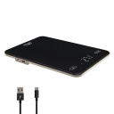 Digitālie virtuves svari ar maksimālo slodzi 10 kg melni AD3177B Adler