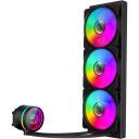 Gamemax protsessori vedelikjahutus ICEBURG 360 INFINITY BK, 1.125kg, 2.575kg, 300W TDP, 32 dBA, 800-2000 rpm, 120mm ventilaator