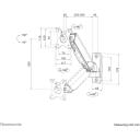 Neomounts monitori seinakinnitus WL70-440BL11, 17-32 tolli, 9 kg, VESA 75x75-100x100 mm, gaasivedru, 135&deg; kallutus, 360&deg; p&ouml;&ouml;ramine