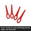 Bezvadu zāles trimmeris, EINHELL, 3411123, 24 cm grie&scaron;anas platums, 8500 apgr./min, 1,3 kg