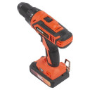 Suktuvas 20V - įsk. baterija 20V 2,0Ah ir pakrovėjas - 78 acc. POWDP15300 POWERPLUS