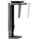Digitus PC galda stiprinājums DA-90411, 30-51 cm, tērauds, melns, augstuma regulē&scaron;ana, platuma regulē&scaron;ana, 360&deg; rotācija