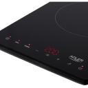 Adler Induktsioon pliit AD 6513, 2000 W, 1 keeduala, LCD ekraan, must, kiire keetmine, laste lukustus