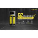 Nitecore Laadija CI2 5V 2A, 9V 2A, 12V 1.5A, 18W, 4.2V&plusmn;1%, 1.48V&plusmn;1%, 3000mA*1, 2000mA*1, AA, AAA, 18650