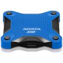 Adata V&auml;line SSD SD620-1TCBL 1TB, lugemiskiirus 520 MB/s, kirjutamiskiirus 460 MB/s, USB 3.2 Gen 2, sinine, l&ouml;&ouml;gikindel