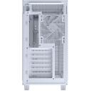 Asus PRIME AP303 TG White Midi Tower 90DC00V3-B39010, 485mm, 215mm, 425mm, 7.8kg, metāls, Midi Tower, 2x2.5" bays, 1x3.5" bay