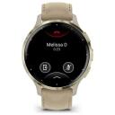 Garmin смарт-часы 010-02785-55, 3.05 см, 390 x 390 пикселей, 10 дней, золотой, GPS, Bluetooth, водонепроницаемый
