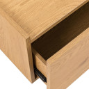 Kafijas galdiņ&scaron; SACHA 120x60xH35cm, melamīns ar ozolkoka dekoru 45136