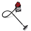 Bezvadu mitrā/sausā putekļu sūcējs, EINHELL, 2347130, 20 L nerūsējo&scaron;ā tērauda tvertne, 36 mm &scaron;ļūtene, 1,5 m &scaron;ļūtene, 3 uzgaļi, bez akumulatora un lādētāja.