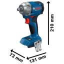 Bosch Akutoiteliga l&ouml;&ouml;kv&otilde;ti GDS 18V-350 06019M5021, 350 Nm, 3 kiirus, 18 V, 4.0 Ah