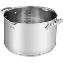 Tefal Кастрюля 32G7196455 28 см, 10 л, серебристая, нержавеющая сталь, с крышкой, подходит для электрических, газовых, галогенных