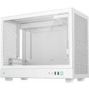 Deepcool Korpus CH160 PLUS WH R-CH160-WHNGM0-G, 1 x 3.5", 1+1 x 2.5", 4, 2 x USB 3.0, 1 x USB-C 3.2, 1 x k&otilde;rvaklapid/mikrofon