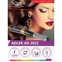 Adler juuste kujundamise komplekt AD 2022, 1200 W, 3 kuumutustaset, 6 otsikut, must