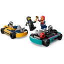 Lego Go-Karti un sacīk&scaron;u braucēji 60400, 99 elementu, 2 figūriņas, 5+ gadi