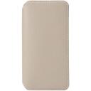 Krusell Pixbo 4 Card SlimWallet 61490, 16,5cm, Folio, beež, 4 kaardi pesa, kriimustuskaitse, tolmu t&otilde;ke