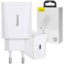Baseus Speed Mini Ātrā Lādētājs CCFS-SN02, 100-240V~, 20W, DC 5V-3A, 9V-2.22A, 12V-1.67A