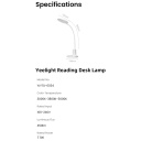 Lauavalgusti 12W 450lm 3000&ndash;5000K 46 cm 100&ndash;240V USB-C puutetundliku juhtimise ja &ouml;&ouml;režiimiga YLYTD-0034 Yeelight