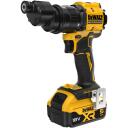 Dewalt Gręžimo vairuotojas DCD803P2T-QW, 18V, 2x5Ah, 0-450/0-1650rpm, 73Nm, 4 keičiamieji antgaliai, LED &scaron;viesa, kompakti&scaron;kas