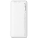 Baseus Airpow akumulator PPQD090002, 10000mAh, 20W, 5V 2.4A, 9V 2A, 12V 1.5A, USB-C 3A kaabel