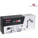 Maclean Monitori lauahoidik MC-775, 17-32'', 8 kg, 100 x 100 mm, 75 x 75 mm, must, gaasivedru, k&otilde;rguse reguleerimine