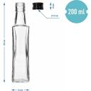 Browin Olimp 200 ml pudel, kruvikorgiga, 1 tk, 4.5 cm laius, 20 cm k&otilde;rgus, 5.8 cm pikkus, 200.0 ML maht, korgiga