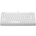 A4Tech Klaviatuur FStyler FK11 A4TKLA47119, 1.5m, USB, membraan, valge, 12 multimeedia nuppu