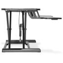 Digitus reguleeritav t&ouml;&ouml;koha alus DA-90380-1, 950x615x106-460mm, 2 monitori, maksimaalne koormus 15kg, must, laua kinnitamine