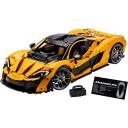 Lego LEGO Technic McLaren P1 42172, 3893 gab., 250mm, 140mm, 590mm, V8 dzinējs, 7 ātrumu pārnesumkārba, atveramas durvis