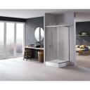 Showerstyle Душевая кабина PRIVIA 7264075, 90 см x 90 см x 201 см, белый цвет, хромированный цвет, закаленное стекло, 5 мм