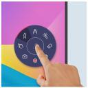 Benq Board Pro RP8604 9H.F99TC.DA1, 86", 450 cd/m&sup2;, 18/7, Android, Wi-Fi, 8 ms, skārienekrāns