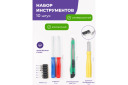 Instrumentu komplekts, Pomocnik, P012K, 2 skrūvgrieži, universālais nazis, bitu turētājs ar 6 bitēm