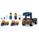 Lego Motociklu pārvadātājs 60491, 88 detaļas, 2 minifigūras, 4+ gadi, kravas automa&scaron;īna ar rampu