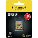 Intenso atminties kortelė SDXC 3421491 128 GB, skaitymo greitis 90 MB/s, UHS-I, klasė 10, atsparumas smūgiams, temperatūrai