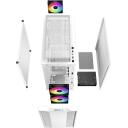 Deepcool ARGB Micro-ATX KORPUS CC360 R-CC360-WHAPM3-G-1, 1x USB3.0, 1x USB2.0, 1x Audio, 2x 3.5" ketast, 2x 2.5" ketast