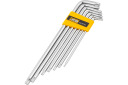 Atslēgu komplekts TORX L-veida JCB JCB-5071XL 7 ekstruzēti taustiņi T10-T40