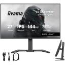 Iiyama G-MASTER GB2741QSU-B1 LCD monitors, 2560 x 1440, 68.6 cm, 144 Hz, IPS, regulējams augstums, VESA montāža, USB centrmezgls