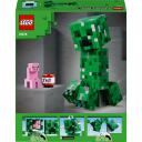 Lego Konstruktors Minecraft The Creeper 21276, 665 gab., 21cm, 4 kustīgas kājas, kustīga galva, slēpts pārsteigums