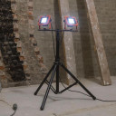 Kaasaskantav prožektor 20V 220V koos statiiviga, POWDP8035 POWERPLUS