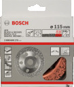 Cietmetāla slīpripa d=115 mm, rupja,taisna, Mazām leņķa slīpma&scaron;īnām KARBĪDA SLĪPĒ&Scaron;ANAS GALVA, 115 MM, 2608600175, BOSCH
